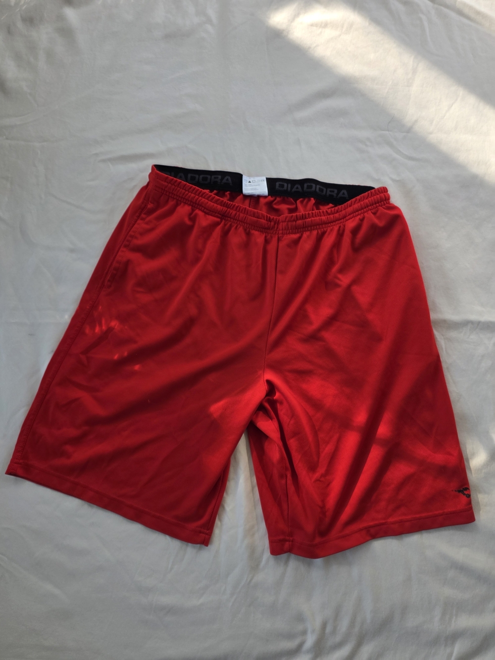 Diadora Men’s Athletic Red Shorts
